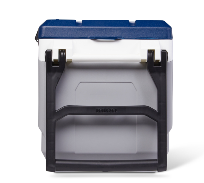Nevera rígida con ruedas de Igloo MaxCold Latitude 90 Roller con capacidad de 85L. Color Azul y gris - Imagen 5