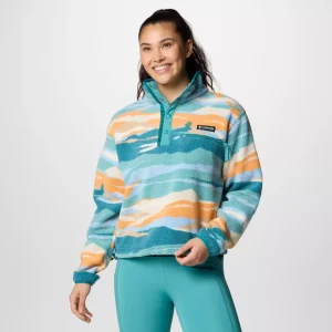 Forro polar sherpa c Helvetia™ II para mujer Color: Teal Rogue Valley