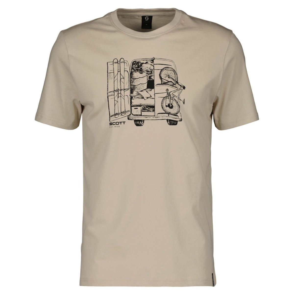 Camiseta Ms Man Casual Ss Color Dust White - Imagen 2