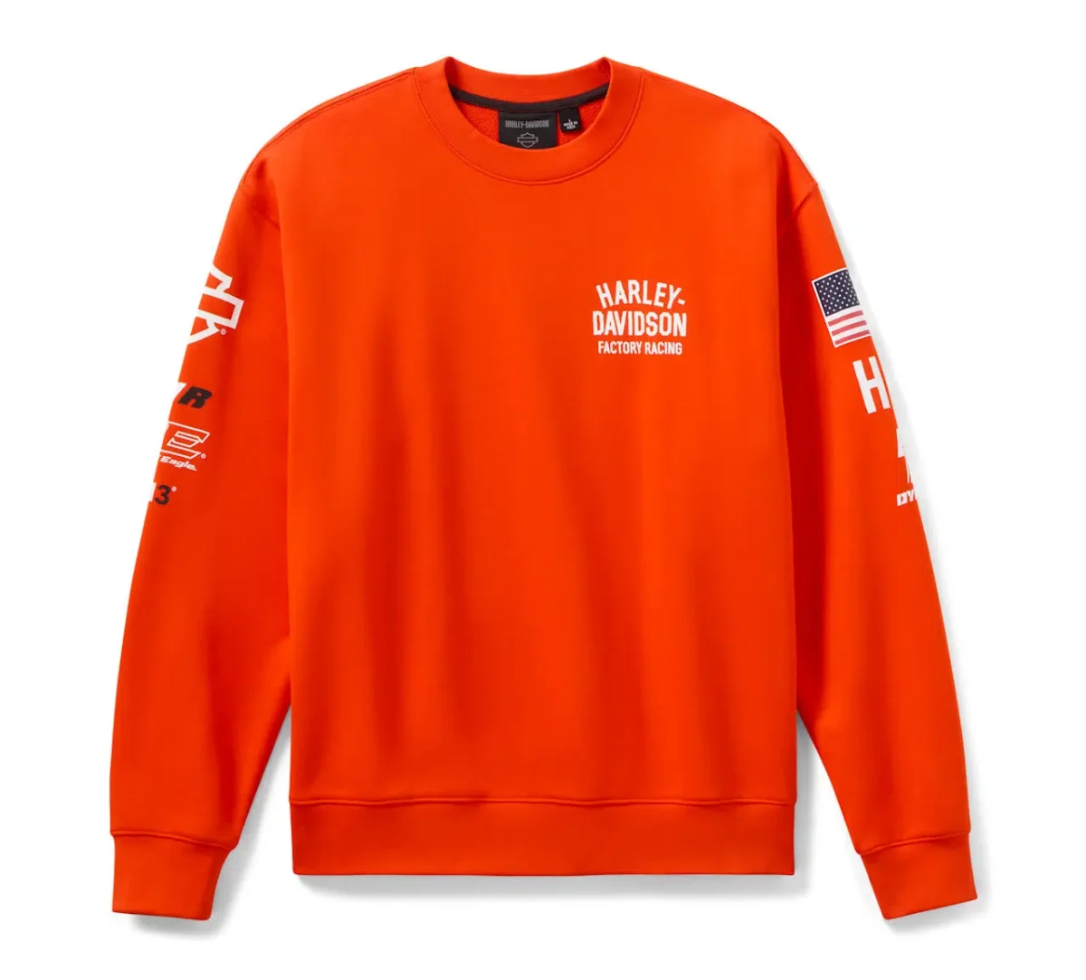 Sudadera H-D Fast Johnnie Racing Orange - Imagen 2