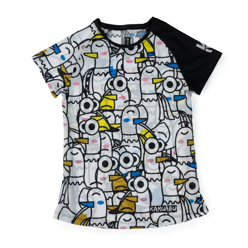 Camiseta GAVIOTA IDIOTA de running ADULTO – Mujer
