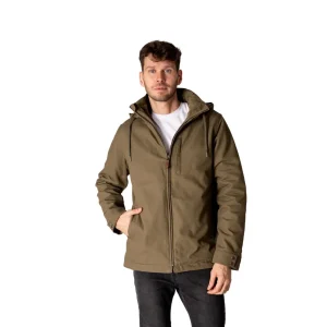 Chaqueta Térmica Canvas interior Sherpa Geike