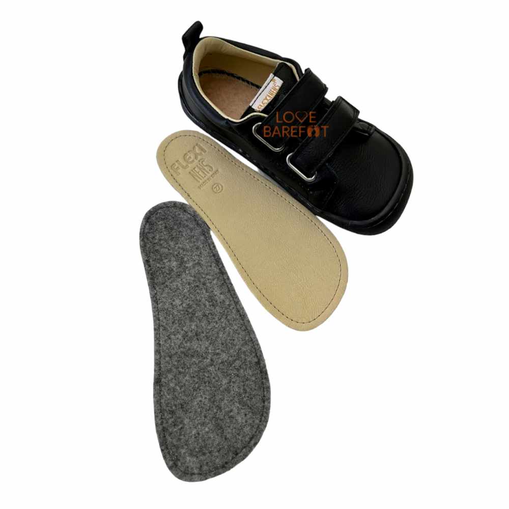 Flexinens Zapatillas Respetuosas Piel Negro - Imagen 4