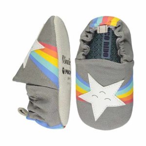 Poco Nido Mini Shoes Shooting Star Veganos Gris