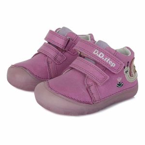 D.D.Step Zapatos Respetuosos Fluorescentes Caracol Rosa
