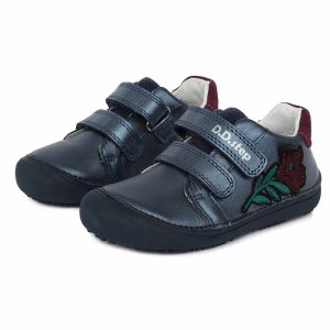 D.D.Step Zapatos Respetuosos Azul Marino Bordado